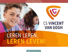 Tablet Screenshot of csvincentvangogh.nl